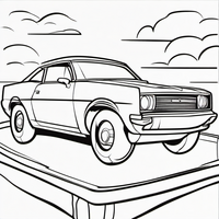 Ausmalbild Auto 3